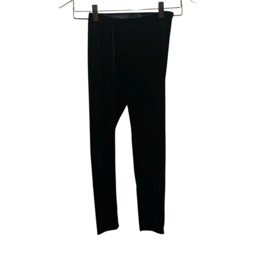 New Cat and Jack Girls Black Velour leggings Size Medium 8 NWT